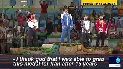 hassan yazdani interview after winning gold medal