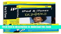 [New] EBook iPod   iTunes For Dummies, DVD   Book Bundle (For Dummies (Lifestyles Paperback)) Free