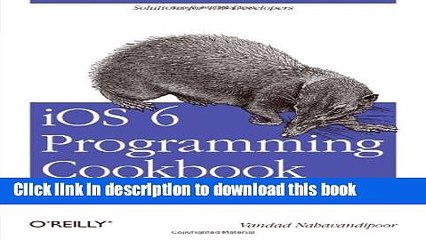 [New] EBook iOS 6 Programming Cookbook Free Books