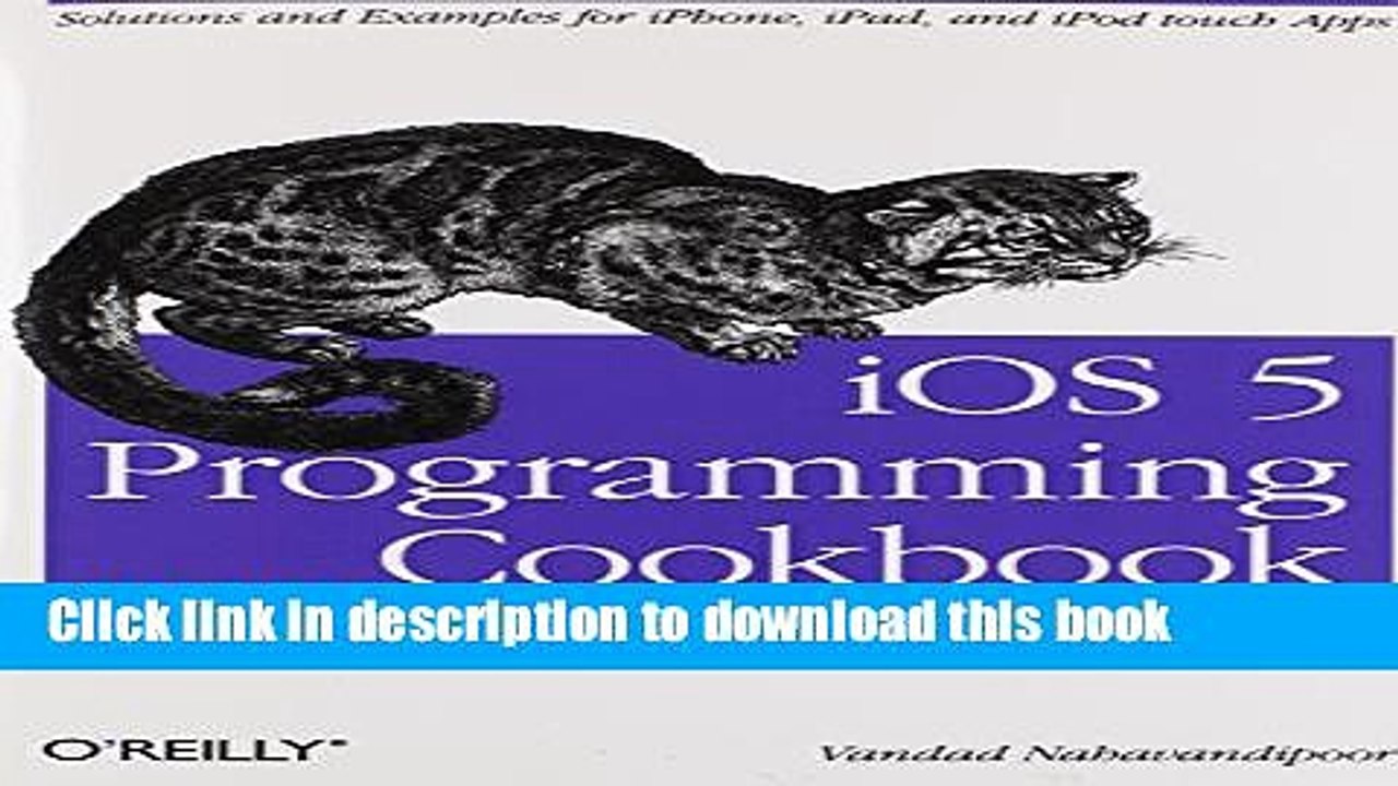 [New] EBook iOS 5 Programming Cookbook: Solutions   Examples for iPhone, iPad, and iPod touch Apps