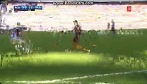 Duvan Zapata shoots and hits the target - Roma 0 - 0 Udinese - 20.08.2016