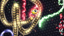 Slither.io New Skin HACK Trolling Biggest Worm In Slitherio!