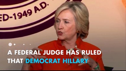 Hillary Clinton must give written testimony in e-mail case