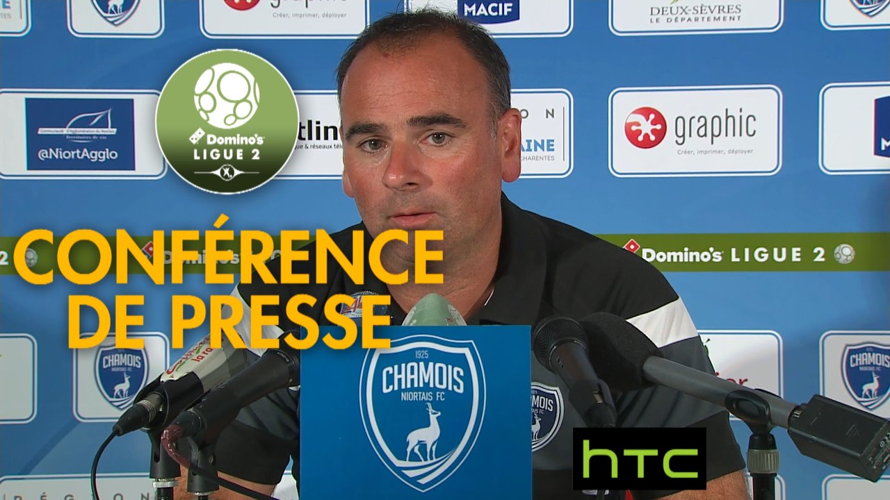 Conférence de presse Chamois Niortais - Tours FC (1-4) : Denis RENAUD (CNFC) - Fabien MERCADAL (TOURS) - 2016/2017