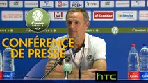 Conférence de presse FC Sochaux-Montbéliard - US Orléans (0-0) : Albert CARTIER (FCSM) - Olivier FRAPOLLI (USO) - 2016/2017
