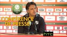 Conférence de presse RC Lens - Amiens SC (0-1) : Alain  CASANOVA (RCL) - Christophe PELISSIER (ASC) - 2016/2017