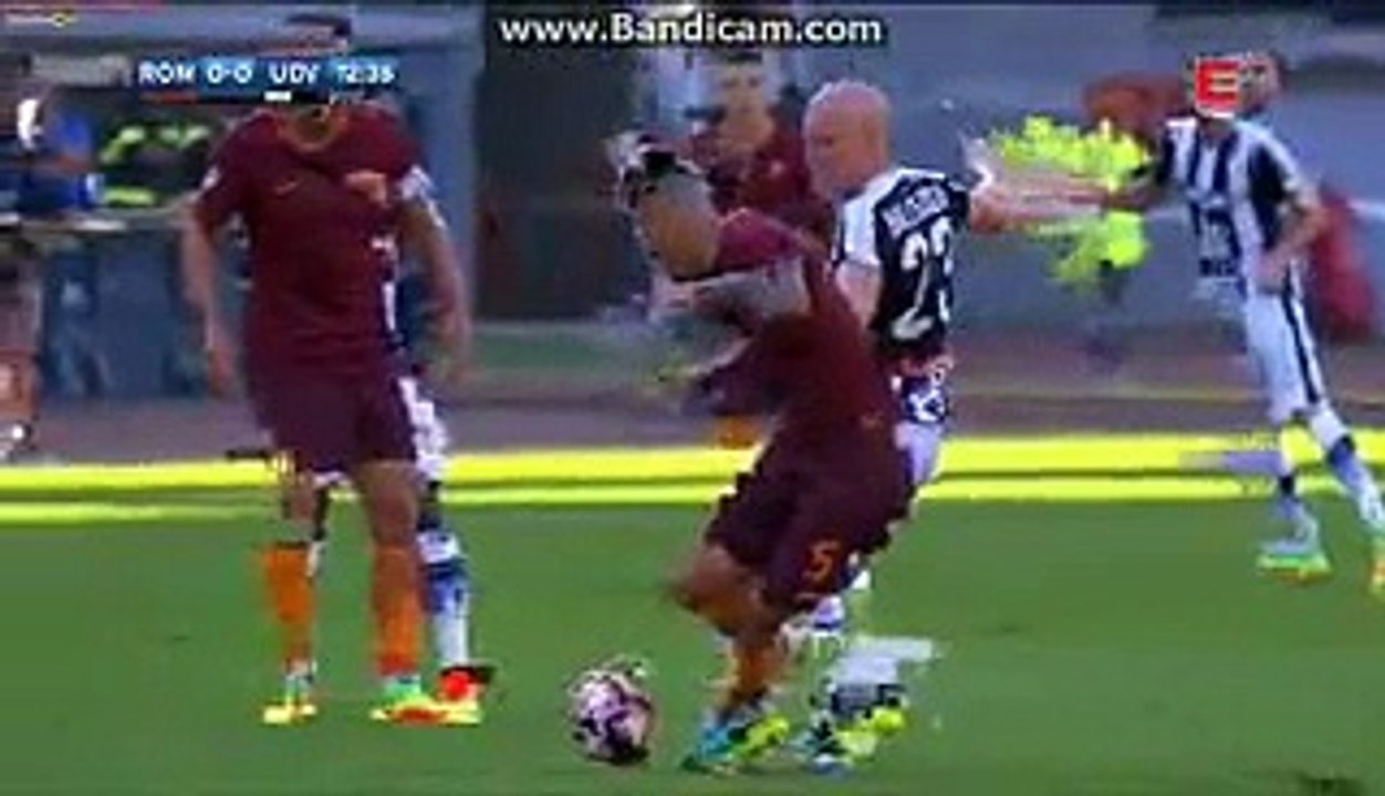 Mohamed Salah Incredible Elastico Skills - AS Roma vs Udinese - Serie A - 20.08.2016