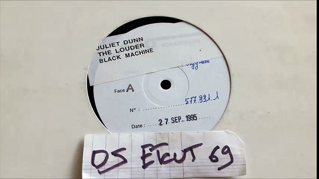 Juliet Dunn ‎– The Louder(RIP ETCUT)WHITE LABEL REC 95