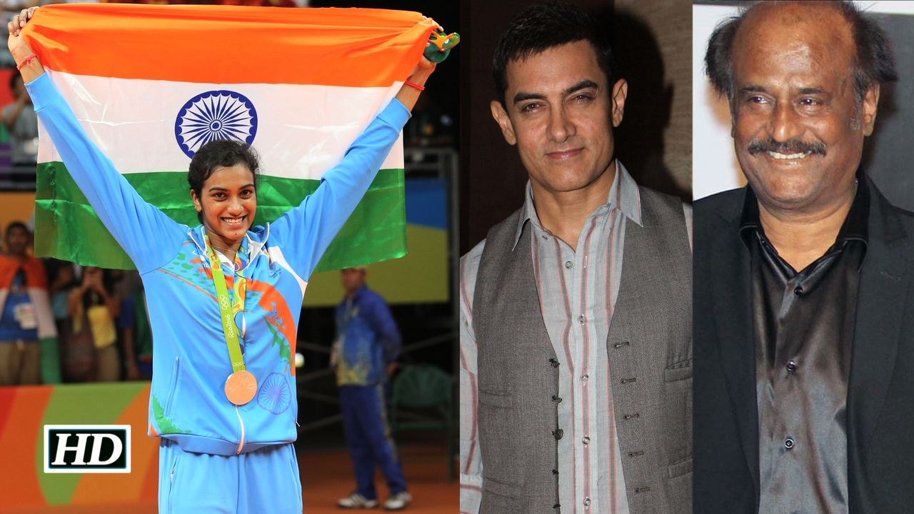 Rajinikanth Aamir Khan REACT On Sindhus SILVER WIN at Olympics