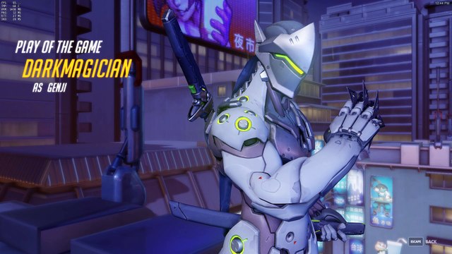 Overwatch Genji - POTG Highlight 6 Kills