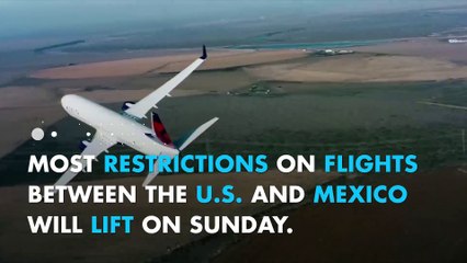 Most limits on US-Mexico flights to be lifted