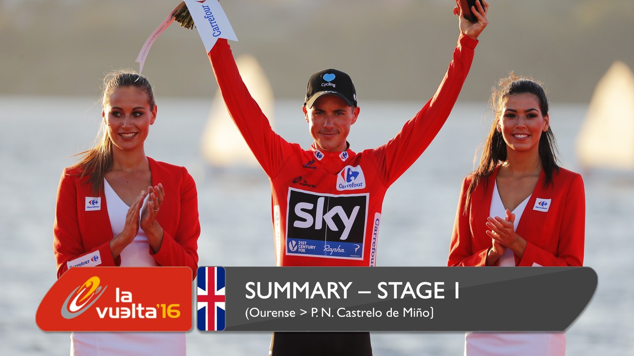 Summary - Stage 1 (Ourense,Station thermale de Laias / Castrelo de Miño) - La Vuelta a España 2016