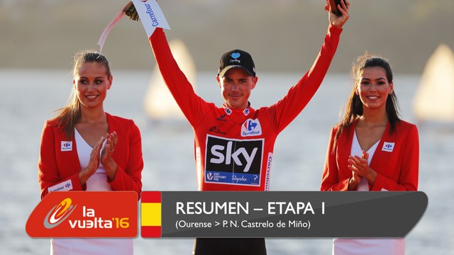 Resumen - Etapa 1 (Ourense,Station thermale de Laias / Castrelo de Miño) - La Vuelta a España 2016