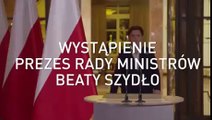Premier Beata Szydło wystąpienie