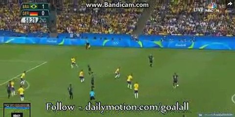 1-1 Max Meyer GOAL - Brazil 1-1 Germany 20.08.2016