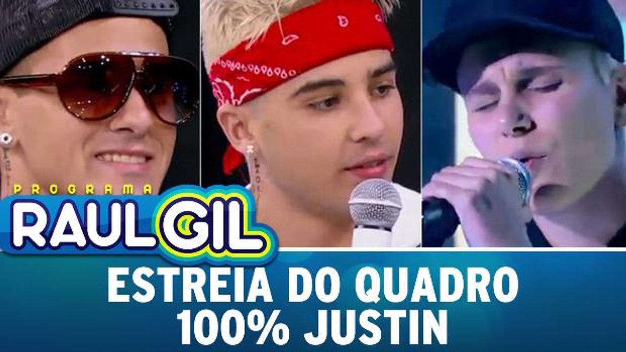Estreia do quadro 100% Justin