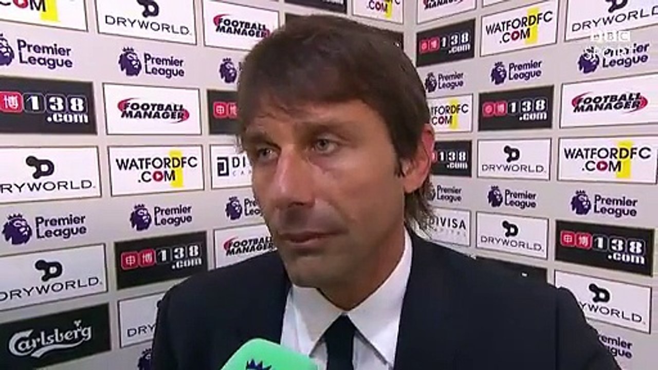 Watford 1-2 Chelsea - Antonio Conte defends striker Diego Costa