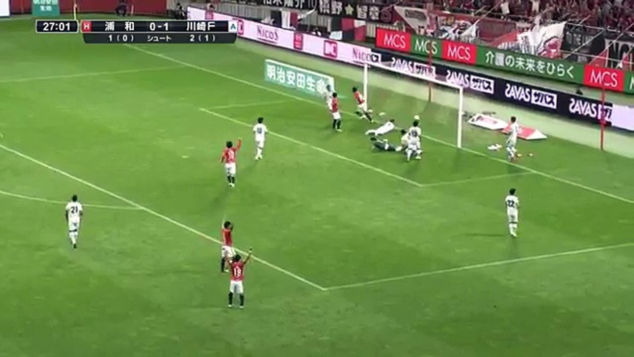 Urawa 1:1 Kawasaki (20 August 2016 J League)