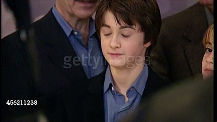 Daniel Radcliffe, Emma Watson and Rupert Grint at the premiere of Harry Potter and the Philosopher's Stone - 04/11/2001