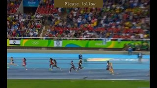 Women 4x100 meter relay final Rio 2016