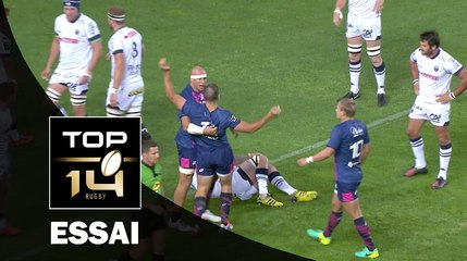 TOP 14 ‐ Essai Paul WILLIAMS (SFP) – Paris‐Grenoble – J1 – Saison 2016/2017