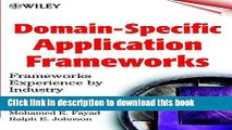 [New] PDF Domain-Specific Application Frameworks: Frameworks Experience by Industry Free Books