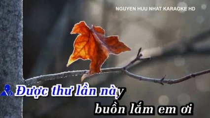 Karaoke Lá Thư Cuối Cùng Tuấn Vũ Beat Chuẩn