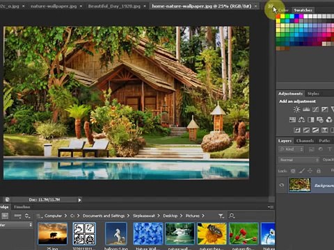 Browse in Mini Bridge - Adobe Photoshop CS6 (Urdu & Hindi) Tutorial Part 5 -