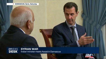 Indian minister meets Assad in Damascus