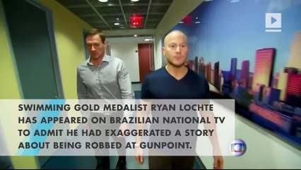 U.S. swimmer Ryan Lochte apologises to Brazil on national TV