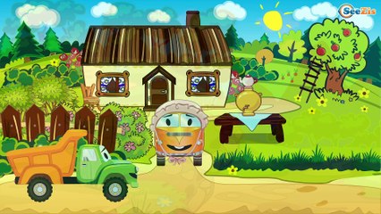 Car Patrol Cartoons about The Police Car with The Ambulance & The Fire Truck. Kids Cars Cartoon