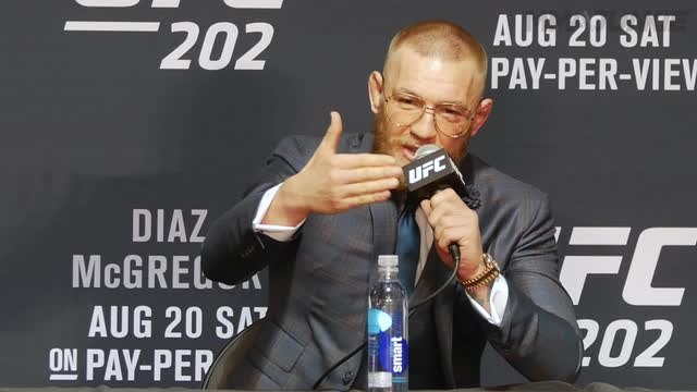 Conor McGregor isn't sure he's going back to featherweight just yet