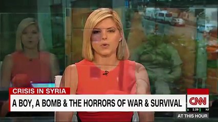 CNN’s Kate Bolduan sheds overcome while reporting little boy who survived bomb in Syria