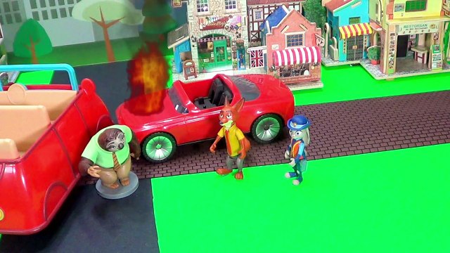 Best Disney Zootopia Toy Movie Nick Wilde and Judy Hopps are IN TROUBLE with Mr. Big! Funny Parody!