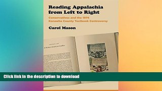 FAVORIT BOOK Reading Appalachia from Left to Right: Conservatives and the 1974 Kanawha County