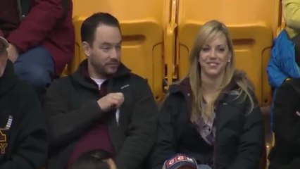 Une KissCam qui surprend tout le public