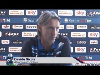 Mister Nicola alla vigilia di #BolognaCrotone