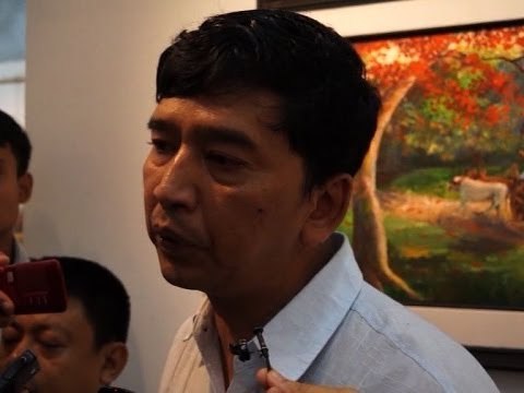 Leading political activist shows his artistic side