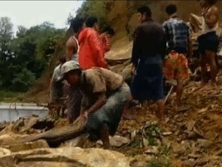 Tragedy in Mrauk-U as two family members killed in landslide