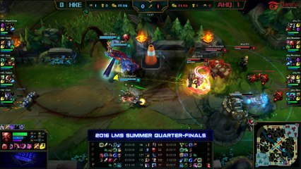 《LOL》2016 LMS 夏季季後賽 Day 1 HKE vs AHQ game2