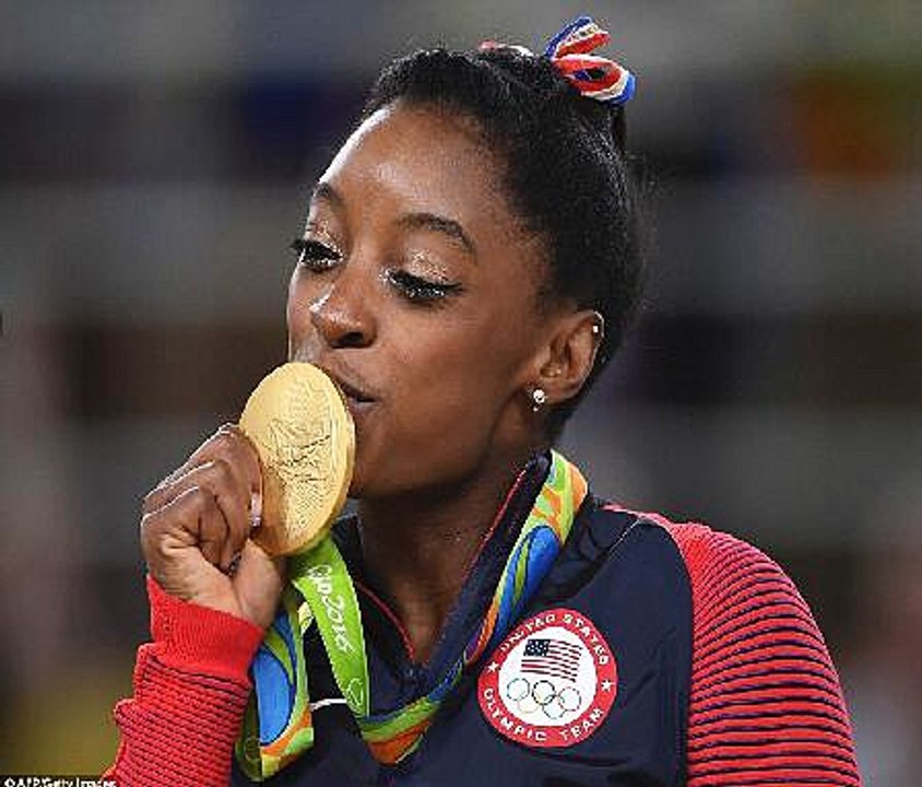 Simone Biles Closing Ceremony