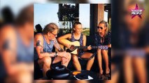 Johnny Hallyday en vacances, le chanteur devient dénicheur de talent (vidéo)