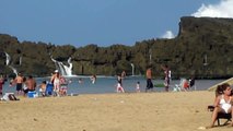 Ils pensent passer une journée ordinaire à la plage, quelques minutes plus tard, OUAH!