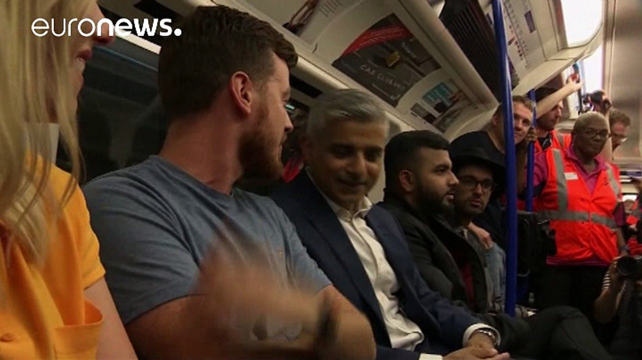 Londons Tube startet 24-Stunden-Betrieb