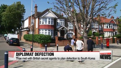 N. Korean diplomat met with British secret agents to plan defect to S. Korea