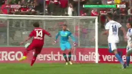 0-1 Javier Hernández Goal - Hauenstein 0-1 Bayer Leverkusen DFB Pokal 21.08.2016