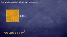 3ème Aires et volumes Agrandissement ou réduction, effet sur les aires