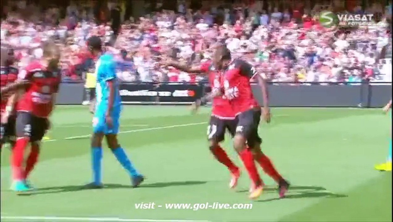 Guingamp 2-1 Olympique Marseille - All Goals and Highlights - 21.08.2016 HD