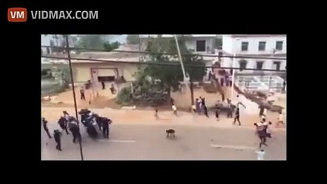 POLICJA BOI SIĘ IMIGRANTÓW !!! Islamiści przeganiają policje z drogi