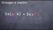 3ème Calcul littéral Développer et simplifier une expression littérale